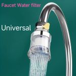 product_image_name-Generic-1pc Universal Faucet Filter - Purify Your Kitchen & Bathroom Tap Water Ins-1