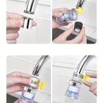 product_image_name-Generic-1pc Universal Faucet Filter - Purify Your Kitchen & Bathroom Tap Water Ins-3
