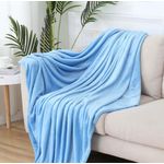 product_image_name-Generic-Fleece blanket for couch monochromatic flush, lightweightghy throw blanket _light blue -1