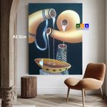 product_image_name-Canvas Print-African Calabash Canva Printed Art -3