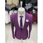 Men’s Vibrant Purple Formal Blazer – Elitmen