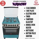 Eurochef EGT65-3G1E-E 3 Gas+1 ELECTRIC Burner