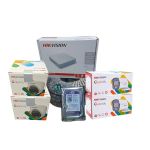 Hikvision 4 1080P Full HD 2MP 24/7 Full Time Colored Night Vision CCTV Cameras Complete System Kit