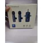 product_image_name-Generic-Double Mic Wireless Lavalier for iPhone, Android, USB-C – Mini Noise-Canceling Mic for Recording-3
