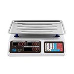 ElectroMate Digital Computing Scale (40kg) Silver 