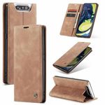 product_image_name-Generic-CaseMe Samsung Galaxy A80 Wallet Case FLIP COVER-BROWN-1