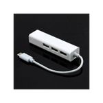 product_image_name-Generic-Type-c 2.0 / 100mbps Rj45 Lan Adapter With 3port USB 2.0 Hub-3