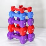 1.5kg Pair Vinyl Dumbbells Aerobic Exercise