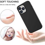 product_image_name-Generic-Black Silicone Rubber Phone Cover Case for iPhone 13 Pro Max-2