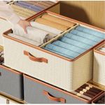 product_image_name-Generic-Versatile Foldable Double Compartment Closet Organizer-2