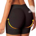 product_image_name-Generic-Padded Butt Booster Body Shaper Butt Lifter Panty Smoothing Brief, Bodysuit Tummy Control Butt Lifting Shapewear Shorts for Women-1
