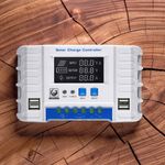 	Overload Protection 12V/24V 20A PWM Solar Charge Controller with Safety Features