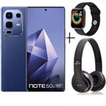 Infinix Note 50s 5G+ (Curved Screen) Up to 16GB RAM + 256GB ROM, 64MP, (Dual Sim), 5500mAh Battery - Marine Blue + FREE AMAZING GIFTS