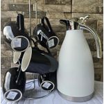 7 pcs classic breakfast set, 6pcs mug and a 2L unbreakable flask.