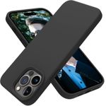 product_image_name-Generic-Soft Silicone Slim Fit Cover Anti-Scratch Shockproof Case for Apple iPhone 13 Pro Max - Black-1