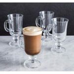 6Pcs Irish Glass Mugs/Cups For Tea/Coffee