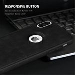 product_image_name-Generic-iPhone X Phone Case, Black Full Hard Case Classic Soft PU Leather Protective Cover for Second Device-2