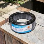 Evin  1.5mm Black Single Core Solid PVC Insulated Heat Resistant Safe Electrical Wiring Cable 