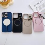 product_image_name-Generic-Magnetic Stand Luxury Phone Case with MagSafe Magnetic Ring, Hybrid Protection, and Elegant Slim Fit for iPhone 14 Pro - Dark Brown-3