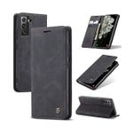 product_image_name-Caseme-Wallet Black Suede Leather Flip Case For Samsung Galaxy s22-1