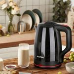 AILYONS  FK-0310 Stainless Steel 2.2L Electric Water Kettle-Black (1YR WRTY)