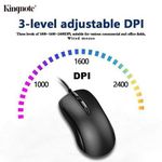 Kingnote Wired Mouse Business Travel Necessary 3-speed DPI Adjustable