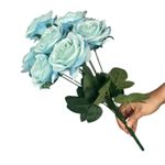 product_image_name-Generic-Artificial Rose Flowers – blue Decorative Bouquet-2