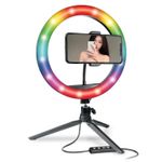 product_image_name-Generic-10-Inch LED Ring Light with 2M Tripod Stand – Dimmable Lighting for Makeup, Photography, Live Streaming-1