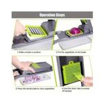 product_image_name-Generic-16pc Vegetable Cutter Slicer Dicer Chopper Veggie Slicer Chopper multicoloured -3