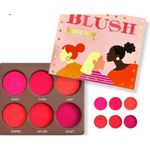 Romantic Flower Blush Palette + Free Makeup Brushes Set
