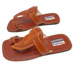 product_image_name-PHOELIX FASHIONS-CAMELS HIDE PURE LEATHER OPEN SHOES/SANDALS + FREE PURE LEATHER BELT.-5