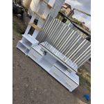 Tv stand with  LED lights with Inbuilt flower Decor stand 