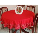 Othman Brgenerics Tablecloth for a Round 4-seater dining