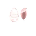 product_image_name-Generic-Miniso Slanted Makeup Sponge With Transparent Travel Case - Sakura-1
