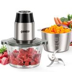 3L Electric Food Chopper with Meat Grinder & Vegetable Chopper