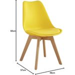 product_image_name-Generic-Colourful Padded Eames Wood Dining Table Chairs-1