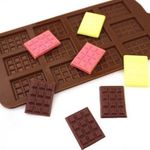 product_image_name-Generic-Silicone Chocolate Mold Candy Waffles Mould Shaper-1