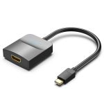 Vention Type-C To HDMI Adapter 0.15M ABS Type - Black
