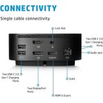 product_image_name-HP-USB-C Essential Dock G5 – Multiport Connectivity Hub, HDMI, DisplayPort, Ethernet, USB-C-2