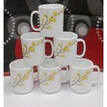 6 pcs mug 32cl