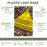 product_image_name-Generic-20-Teeth Plastic Leaf Rake Head for Lawn & Garden Cleanup-5