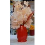 product_image_name-Ceramic-Artificial flower arrangement in a smooth bulb-shaped vase-2
