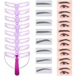 product_image_name-Generic-8 Styles Eyebrow Shaper Stencil Eye Brow Shaper Makeup-2
