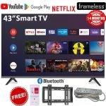 product_image_name-Vitron-HTC4388FS 43" Smart Android TV – Frameless, Full HD, Bluetooth, YouTube, Netflix, App Store + Free Accessories & 1-Year Warranty-1