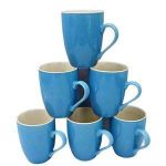6 Pcs Classic Ceramic Coffee/Tea Cups/Mugs