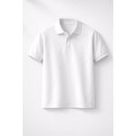 Unisex Classic White Polo T-Shirt 