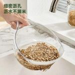 product_image_name-Generic-Acrylic Perforated Wash Rice Colander with Handle-3
