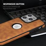 product_image_name-Generic-Apple iPhone 12 Pro Max Case, Brown Full Flexible Classic PU Soft Leather Protective Phone Cover-2