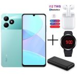 Realme C51, 6.74'', 128GB + 4GB RAM (Dual SIM), 5000mAh, Mint Green