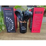 None 12pcs silicone serving /cooking spoons set